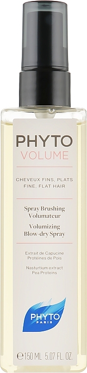 Haarspray für Volumen mit Thermoschutz und Kapuzinerkresse-Extrakt - Phyto Volume Spray Brushing Volumateur — Bild N1