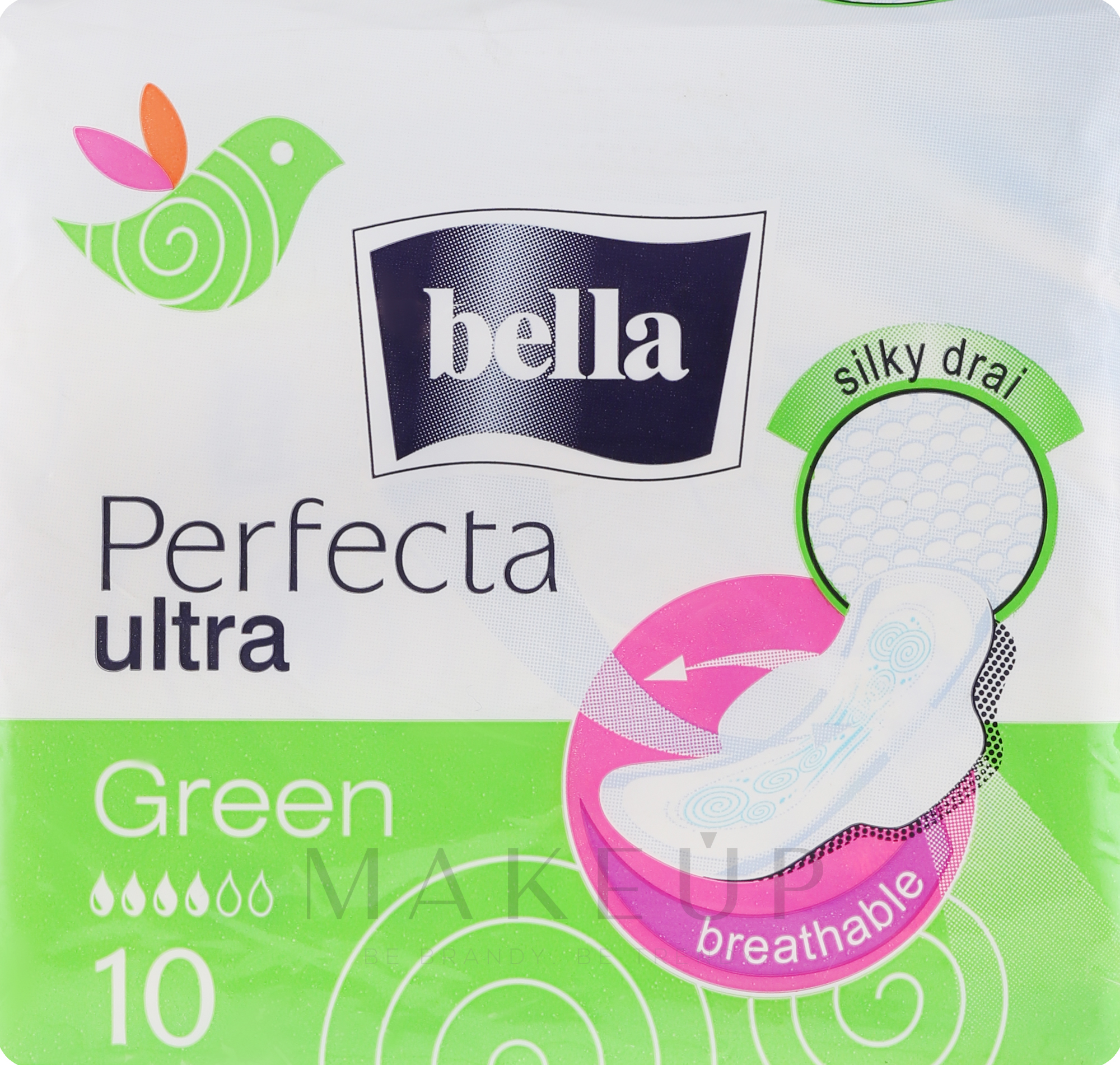 Damenbinden Perfecta Ultra Green 10 St. - Bella — Bild 10 St.