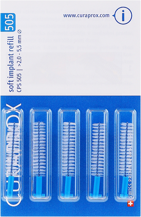 Interdentalbürsten-Set CPS 505 5 St. - Curaprox Soft Implant — Bild N1