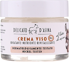 Nährende feuchtigkeitsspendende und revitalisierende Gesichtscreme mit Eselmilch - Florinda Delicato d'Asina Face Cream — Bild N2