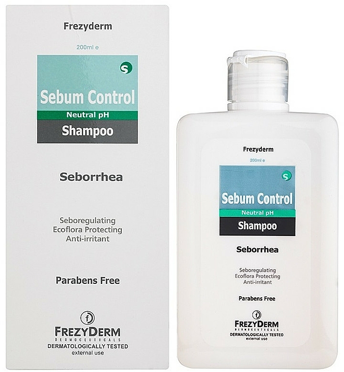Seboregulierendes Shampoo für irritierte Haut - Frezyderm Sebum Control Seborrhea Shampoo — Bild N1
