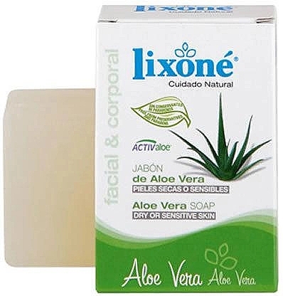 Seife mit Aloe Vera - Lixone Aloe Vera Soap Dry Or Sensitive Skin — Bild N1