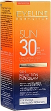 Sonnenschutzcreme für empfindliche und zu Allergien neigenede Gesichtshaut SPF 30 - Eveline Cosmetics Sun Protection Face Cream SPF 30 — Bild N1