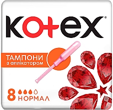 Düfte, Parfümerie und Kosmetik Tampons mit Applikator Normal 8 St. - Kotex