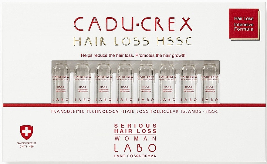 Pflegeprodukt gegen starken Haarausfall bei Frauen - Labo Cadu-Crex Treatment for Serious Hair Loss HSSC — Bild N1
