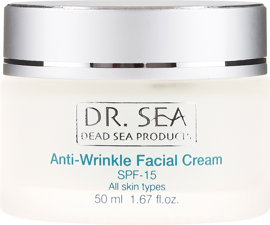 Anti-Falten Gesichtscreme SPF 15 - Dr. Sea Anti-Wrinkle Facial Cream SPF 15 — Bild N2