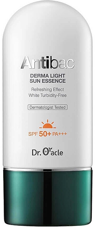 Sonnenschutzessenz für Problemhaut - Dr. Oracle Antibac Derma Light Sun Essence SPF50+ PA+++  — Bild N1