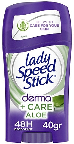 Antitranspirantstift - Lady Speed Stick Derma+Care Aloe	 — Bild N1