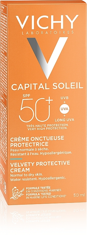 Sonnenschutzcreme für das Gesicht SPF 50+ - Vichy Capital Soleil Creme SPF50 — Foto N2