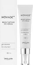 Creme für die Haut um die Augen gegen Pigmentflecken - Oriflame Novage+ Bright Intense Eye Cream — Bild N2