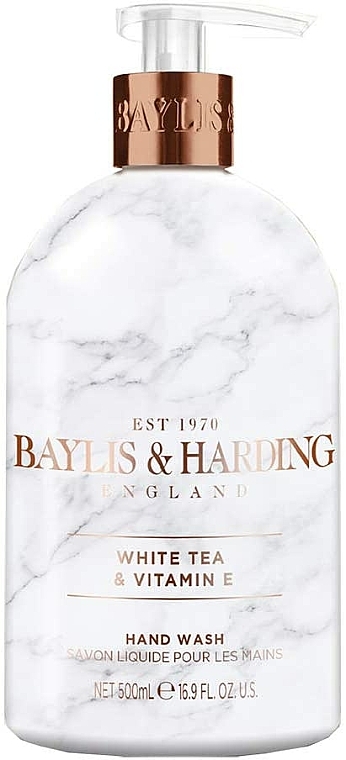 Flüssige Handseife White Tea & Vitamin E - Baylis & Harding White Tea & Vitamin E Hand Wash — Bild N1