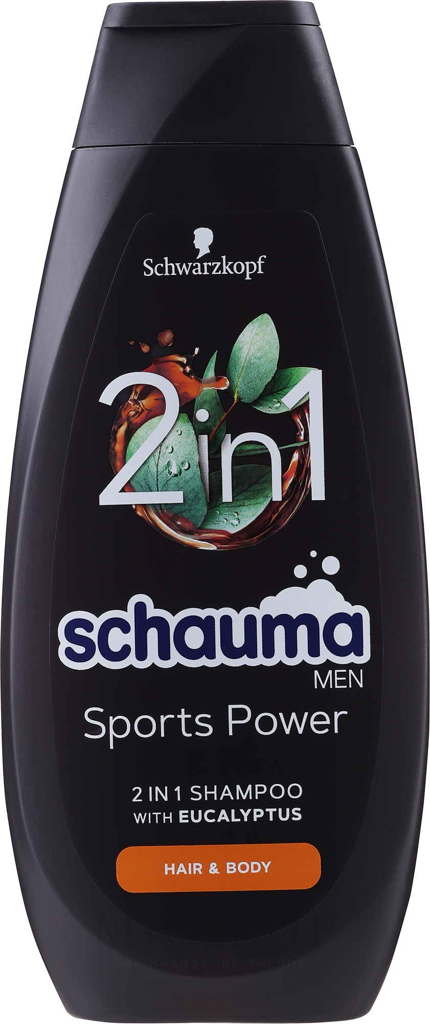 Shampoo für Männer "Sports Power" - Schwarzkopf Schauma Men Shampoo — Bild 400 ml
