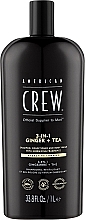 Düfte, Parfümerie und Kosmetik 3in1 Haar- und Körperpflegeprodukt - American Crew Official Supplier To Men 3 In 1 Ginger + Tea Shampoo Conditioner And Body Wash