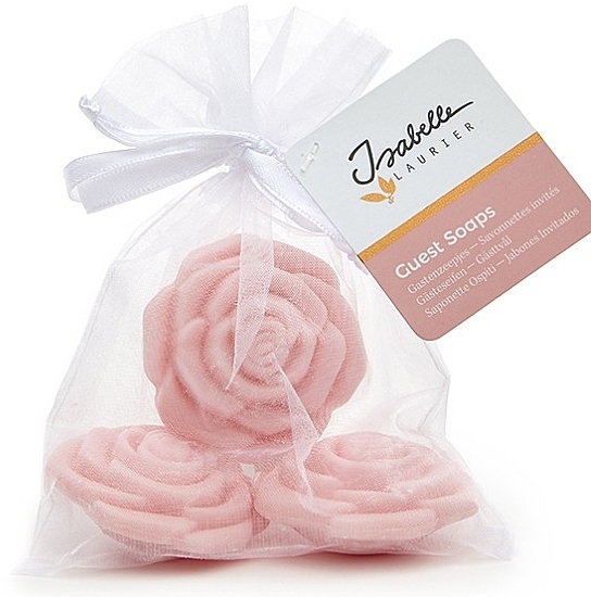 Seifenrosen im Organzabeutel Pink–Roses - Isabelle Laurier Soap — Bild N1