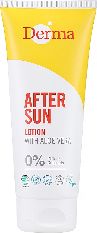 After Sun Körperlotion mit Aloe Vera - Derma After Sun Lotion Med Aloe Vera — Foto N1