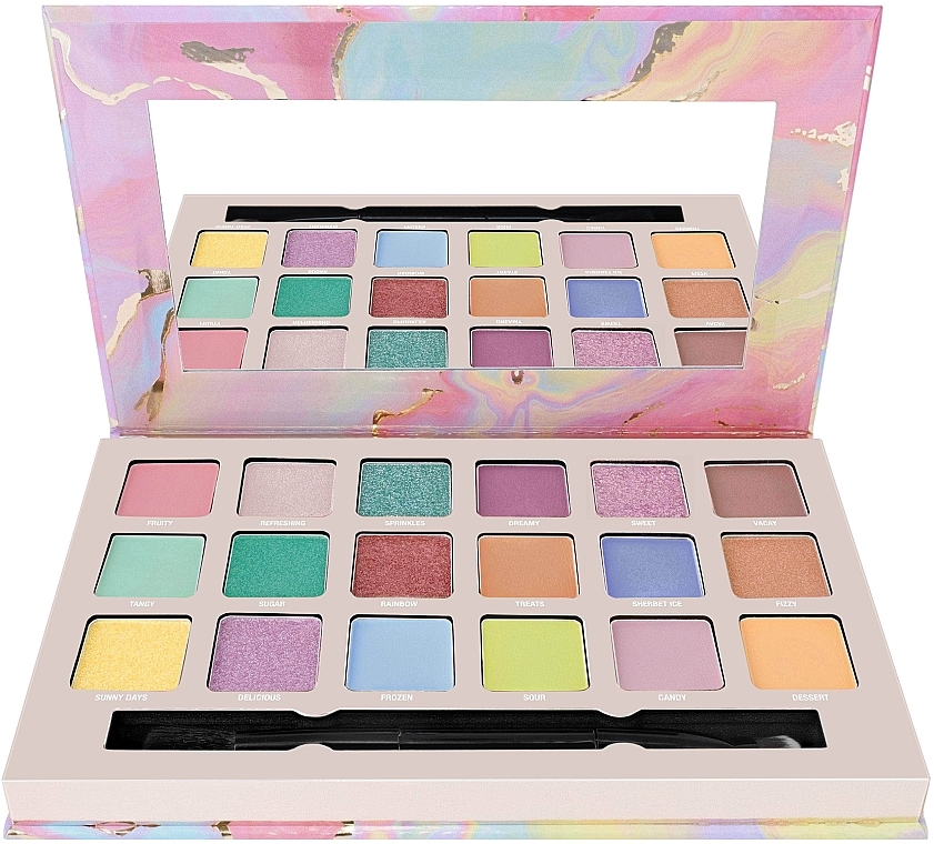 Lidschatten-Palette - W7 Sherbet Pop! Pressed Pigment Palette  — Bild N3