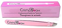 Düfte, Parfümerie und Kosmetik Augenbrauenpinzette, rosa - Cristyboom Cosmetics Professional Eyebrow Tweezers Pink