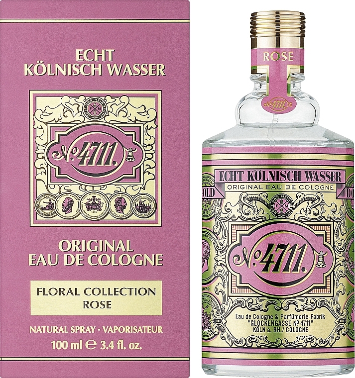 Maurer & Wirtz 4711 Original Eau de Cologne Rose - Eau de Cologne — Bild N2