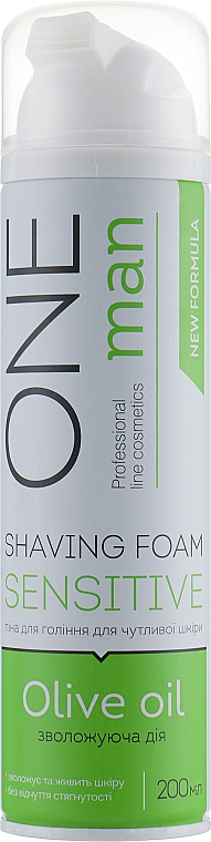 Rasierschaum mit Olivenöl - Iceberg Group One Man Olive Oil Sensitive Shaving Foam — Bild N1