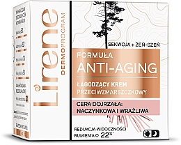 Beruhigende Anti-Aging-Gesichtscreme mit Redwood-Extrakt und Ginsengwurzel - Lirene Formula Anti-Aging — Bild N1