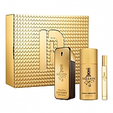 Düfte, Parfümerie und Kosmetik Paco Rabanne 1 Million - Duftset (Eau de Toilette 100ml + Deospray 150ml + Eau de Toilette 10ml)