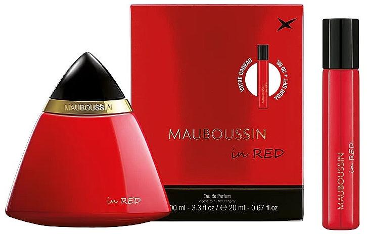 Mauboussin In Red - Duftset (edp/100ml + edp/20ml) — Bild N1