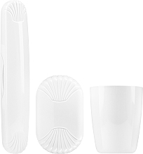 Düfte, Parfümerie und Kosmetik Toilettenset 41372 weiß schwarze Tasche - Top Choice Set (accessory/4pcs)