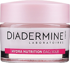 Düfte, Parfümerie und Kosmetik Feuchtigkeitsspendende und pflegende Taescreme mit Provitamin B5 - Diadermine Hydra Nutrition Day Cream