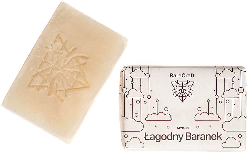 Pflegende Körperseife mit Lanolin und natürlichen Ölen - RareCraft Soap — Bild N1