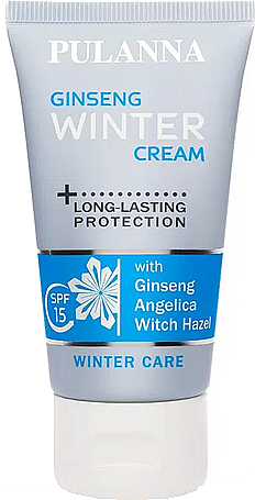 Schützende Wintercreme für das Gesicht mit Ginseng, Angelika und Zaubernuss SPF 15 - Pulanna Ginseng Winter Cream SPF 15 — Bild N1