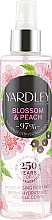 Feuchtigkeitsspendender parfümierter Körpernebel - Yardley Blossom & Peach Moisturising Fragrance Body Mist — Bild N1