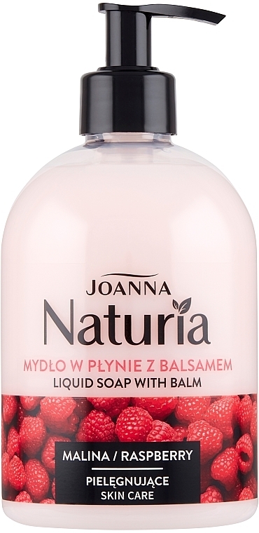 Flüssigseife mit Himbeerextrakt - Joanna Naturia Raspberry Liquid Soap