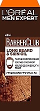 Düfte, Parfümerie und Kosmetik Pflegendes Bart- und Gesichtsöl mit ätherischem Zedernholzöl - L'Oreal Paris Men Expert Barber Club Long Beard + Skin Oil