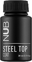 Düfte, Parfümerie und Kosmetik Nagelüberlack ohne Klebeschicht - NUB Steel Top Coat