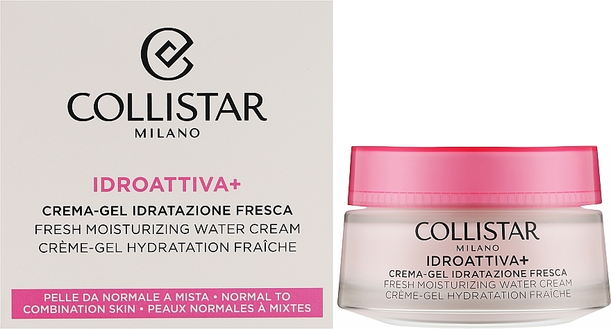 Gel-Creme für normale und gemischte Haut - Collistar Idroattiva+ Fresh Moisturizing Water Cream — Bild N2