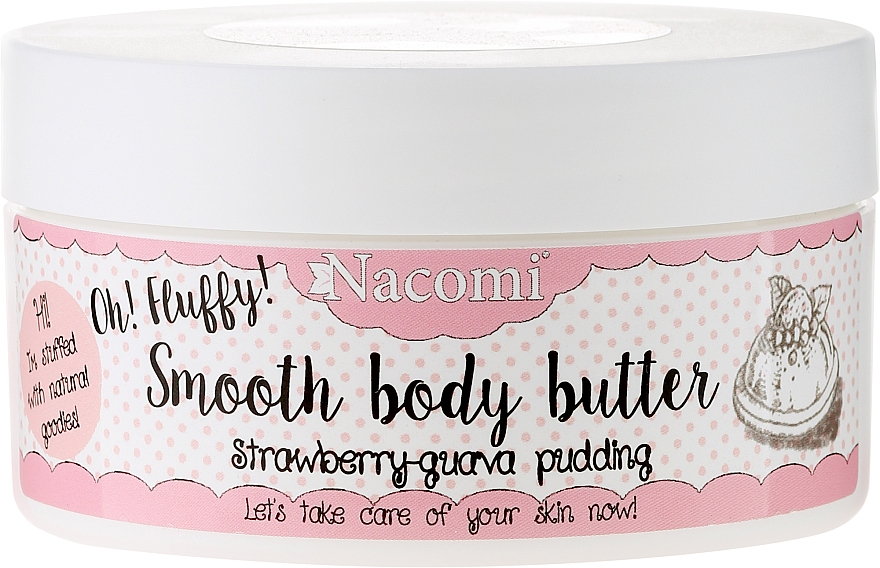 Körperbutter mit Erdbeere und Guave - Nacomi Smooth Body Butter Strawberry-Guawa Pudding — Bild N1