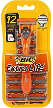 Rasierer mit 12 Ersatzklingen - Bic 3 Hybrid Extra Life — Bild N3