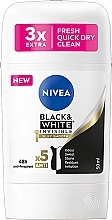 Antitranspirantstift - NIVEA Black & White Invisible Silky Smooth Deodorant — Bild N1