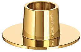 Düfte, Parfümerie und Kosmetik Kerzenhalter mittel glänzendes Gold - Ester & Erik Candle Holder Medium Shiny Gold