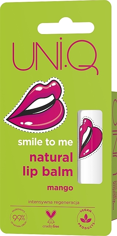 Lippenbalsam Mango - UNI.Q Natural Lip Balm  — Bild N2