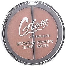 Düfte, Parfümerie und Kosmetik Bräunender Gesichtspuder - Glam Of Sweden Bronzing Powder Shine And Matte