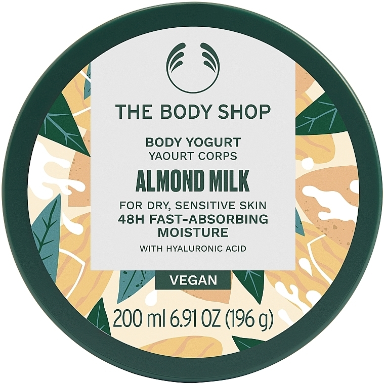 Körperjoghurt für empfindliche Haut mit süßem Mandelöl und Bio-Mandelmilch - The Body Shop Almond Milk Body Yoghurt — Bild N1