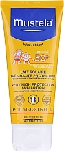 Sonnenschutzlotion für Kinder und Babys SPF 50+ - Mustela Bebe Enfant Very High Protection Face And Body Sun Lotion SPF 50+ — Bild N3