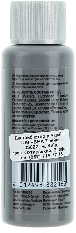 Oxidationsmittel 3% - C:EHKO Color Cocktail Peroxan 3% 10Vol. — Foto N2