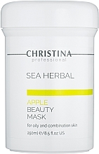 Apfelmaske für fettige und Mischhaut - Christina Sea Herbal Beauty Mask Green Apple — Foto N6