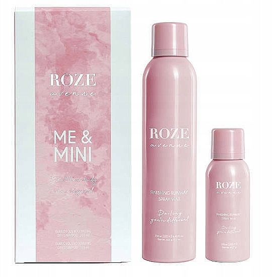 Haarpflegeset - Roze Avenue Me & Mini Finishing Spray Wax (Haarspray 250ml + Haarspray 100ml) — Bild N1