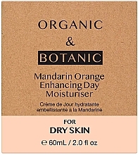 Feuchtigkeitsspendende Tagescreme für trockene Haut - Organic & Botanic Mandarin Orange Enhancing Day Moisturiser — Bild N3