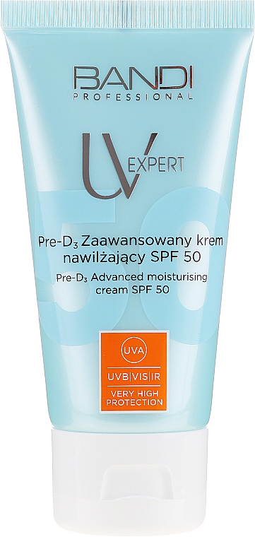 Feuchtigkeitsspendende Sonnenschutzcreme für das Gesicht SPF 50 - Bandi Professional UV Expert Advanced Moisturising Cream SPF50 — Bild N2