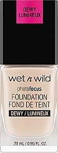 Düfte, Parfümerie und Kosmetik Lichtreflektierende Foundation - Wet N Wild Photo Focus Foundation Dewy