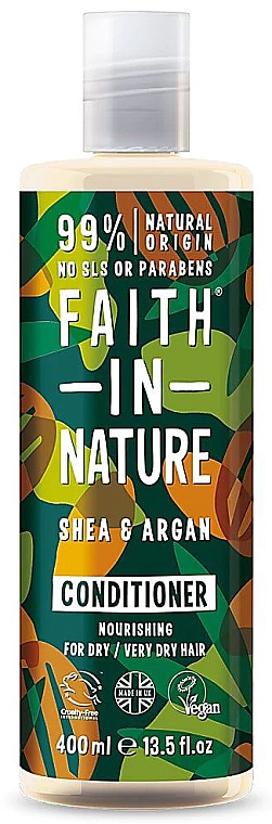 Haarspülung - Faith In Nature Shea & Argan Conditioner — Bild N1